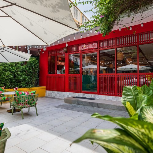 Cam On outdoor patio seating